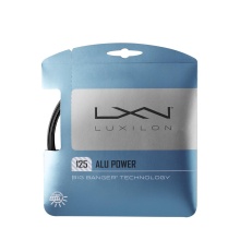 Luxilon Tennissaite Alu Power 1.25 (Haltbarkeit+Power) schwarz 12m Set